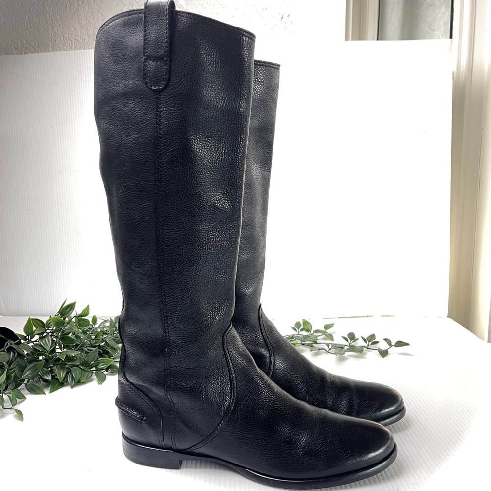 Madewell 1937 Archive Leather Tall Boot Knee Riding Black Style 96873 size 11